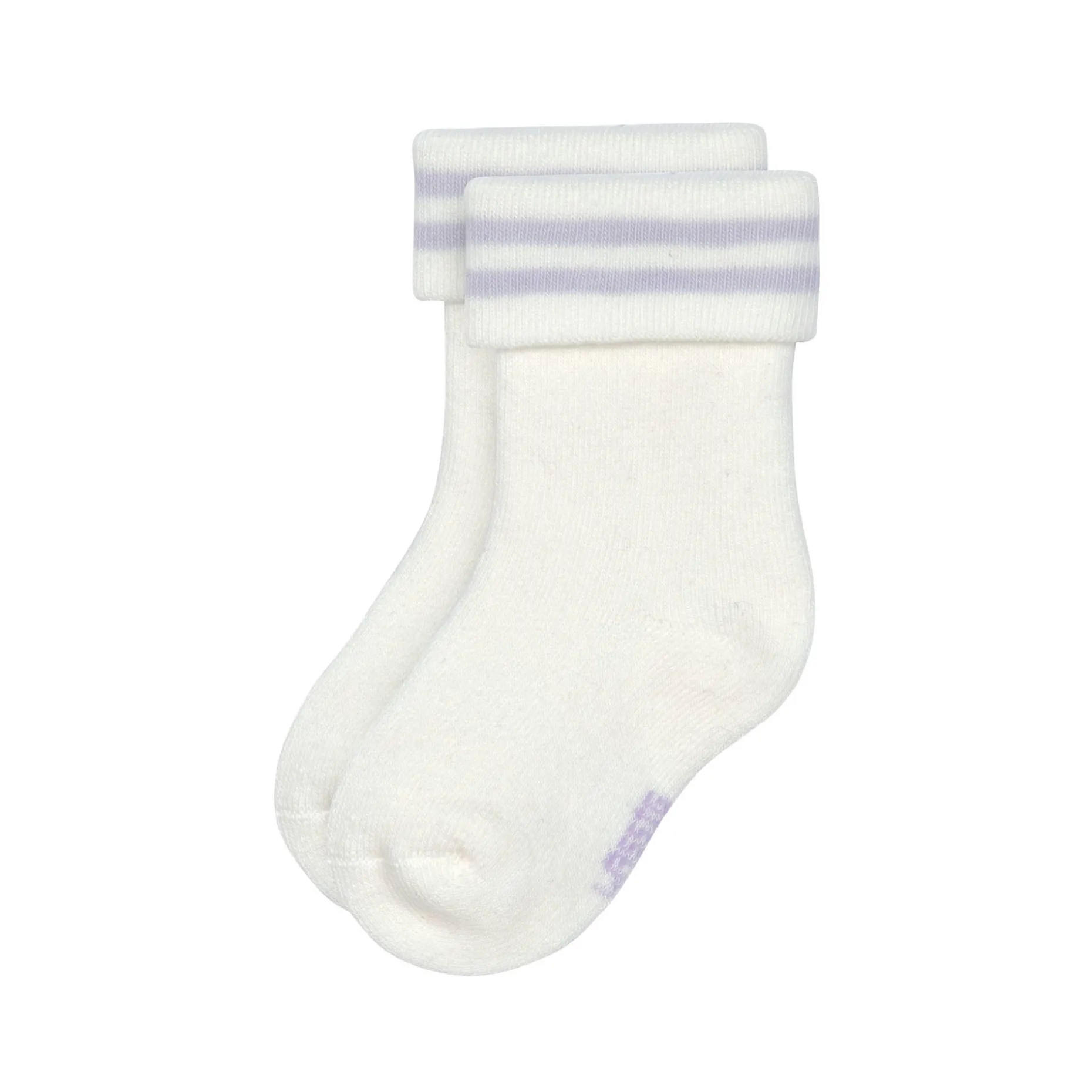 Baby Socken Frottee 3er Set - Little Gang, Gestreift Lila Rosa