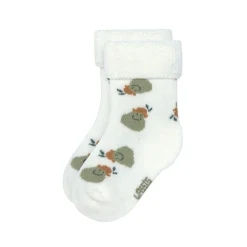 Baby Socken Frottee 3er Set - Little Gang, Birne Khaki