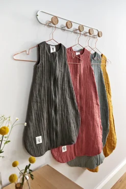 Baby Sommerschlafsack Tog 1 - Bio Baumwolle, Anthrazit