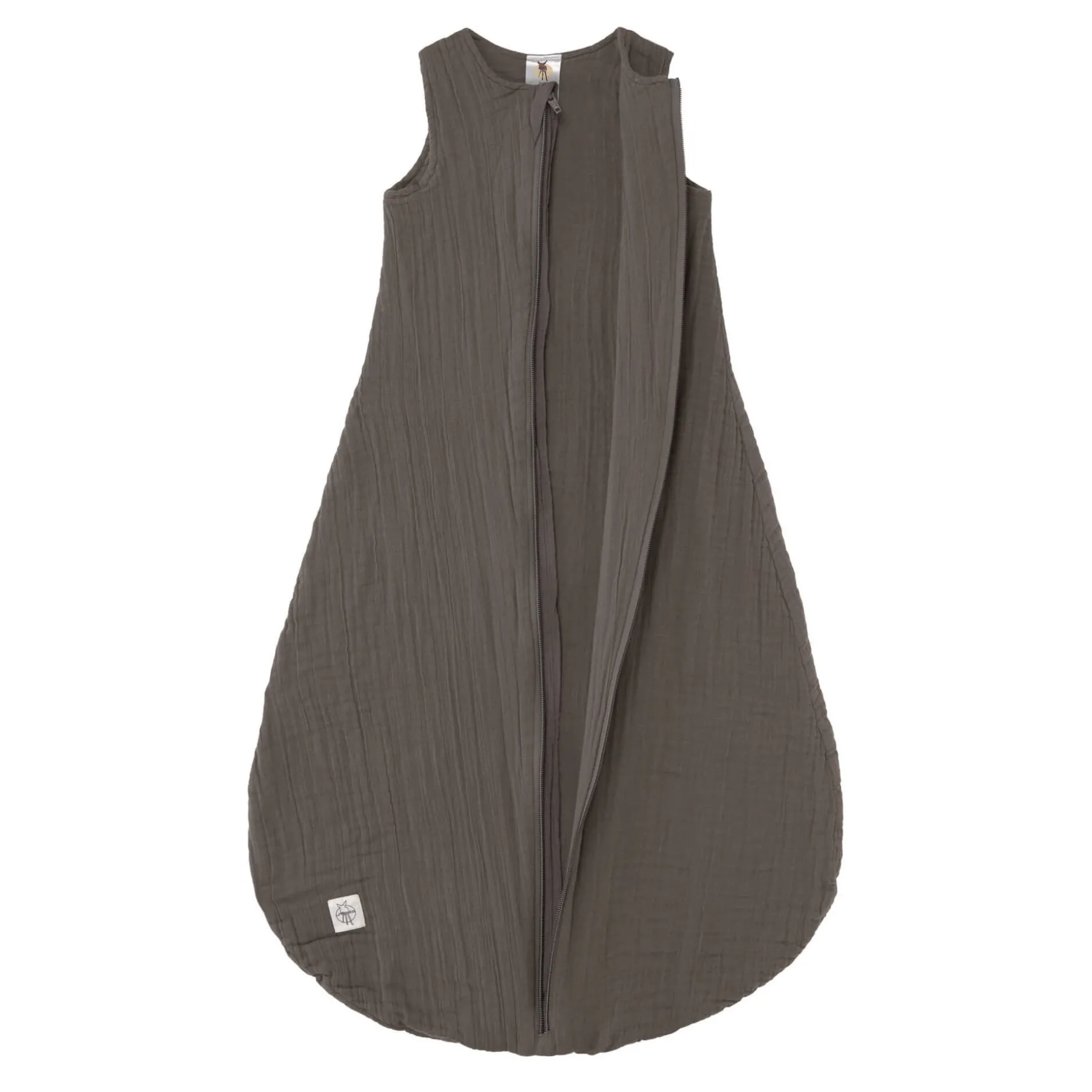 Baby Sommerschlafsack Tog 1 - Bio Baumwolle, Anthrazit