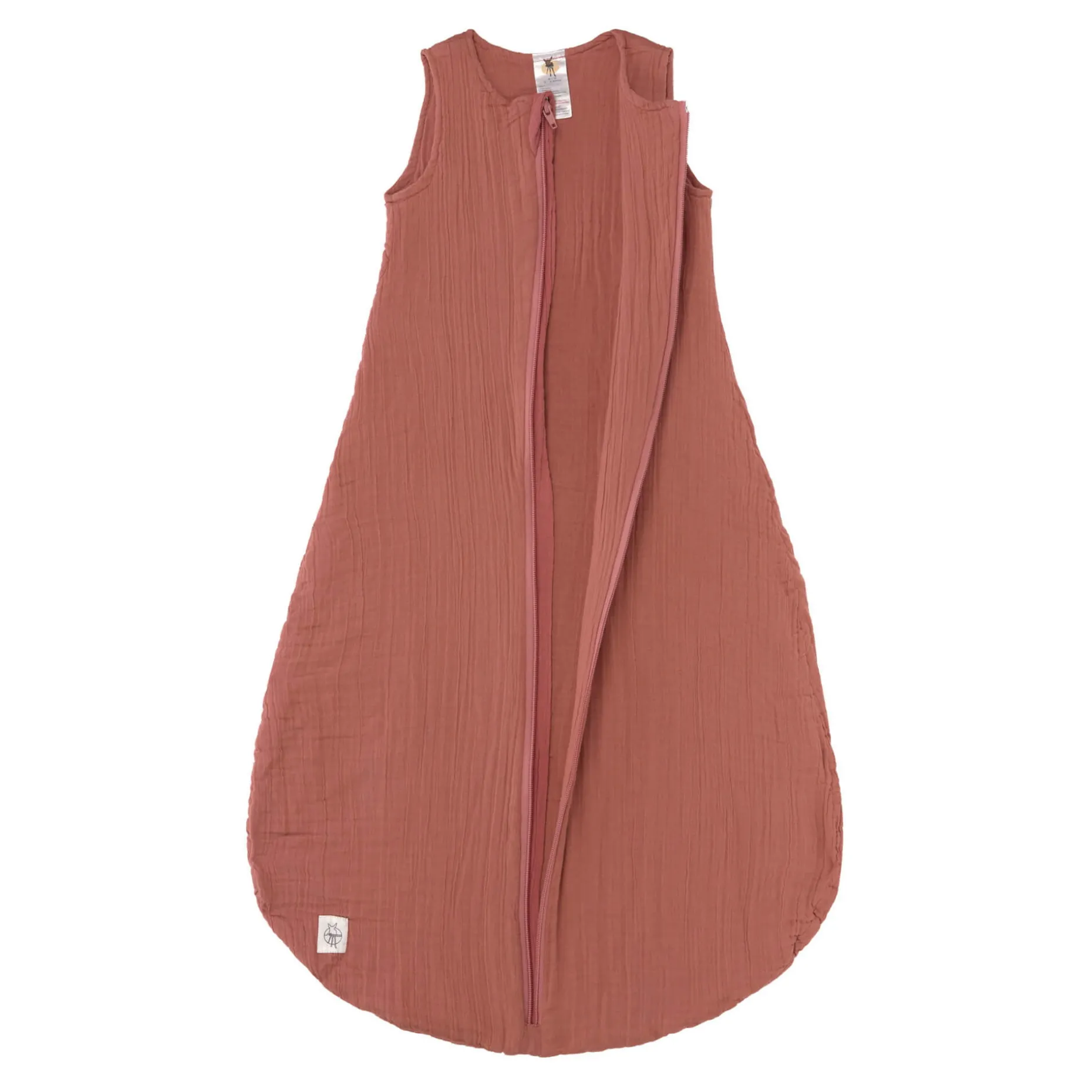 Baby Sommerschlafsack Tog 1 - Bio Baumwolle, Rosewood Rosa