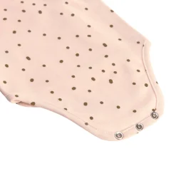 Baby Wickelbody kurzarm - Bio Baumwolle, Rosa