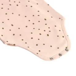 Baby Wickelbody langarm - Bio Baumwolle, Rosa