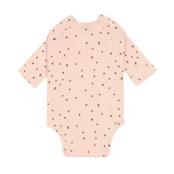 Baby Wickelbody langarm - Bio Baumwolle, Rosa