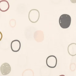 Baby Wickelshirt - Bio Baumwolle, Circles, Weiß