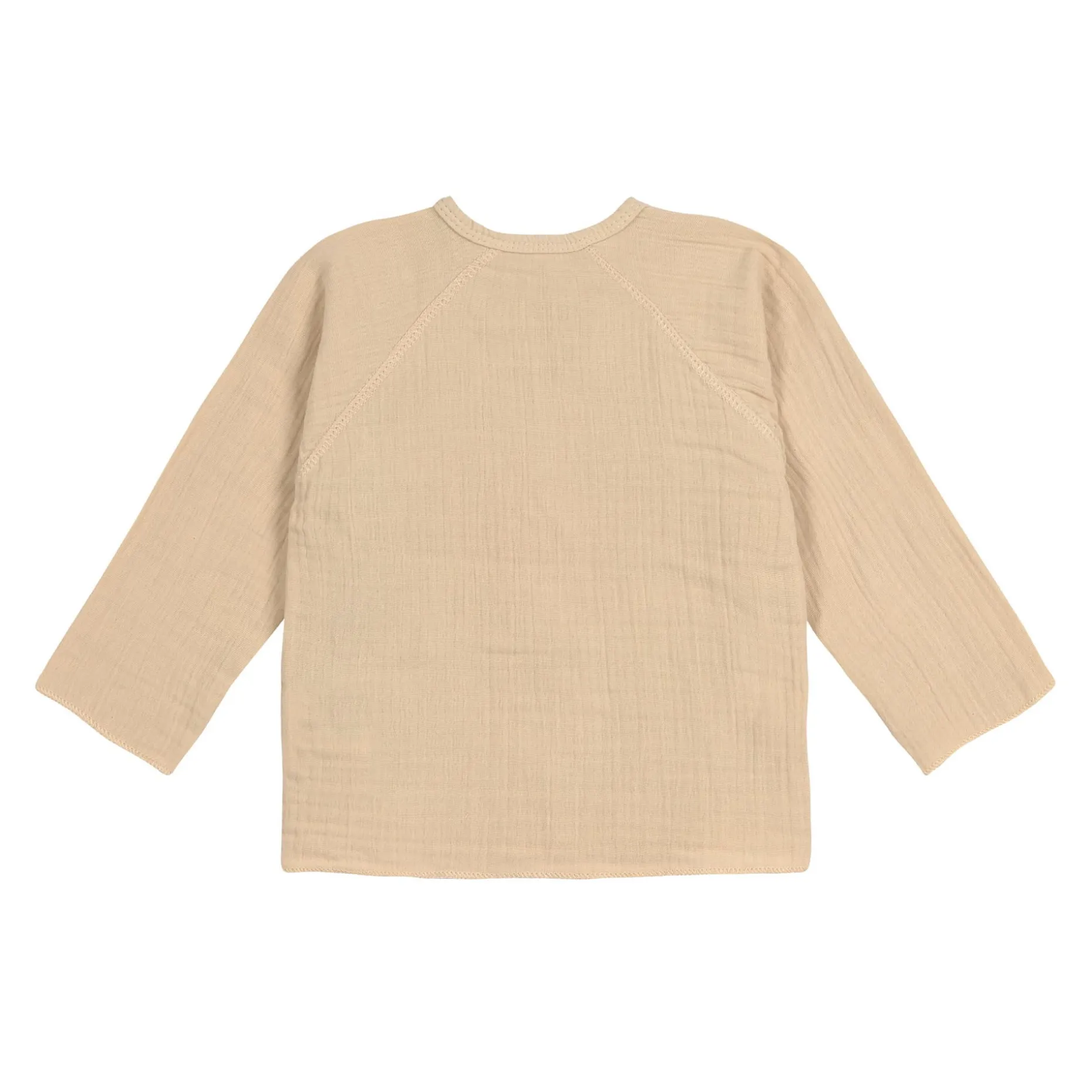 Baby Wickelshirt - Bio Baumwolle, Nature, Beige