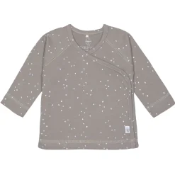 Baby Wickelshirt - Bio Baumwolle, Sprinkle, Grau