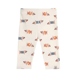 Badehose Baby Kurz (UV-Schutz & Windel), Hund, Weiß