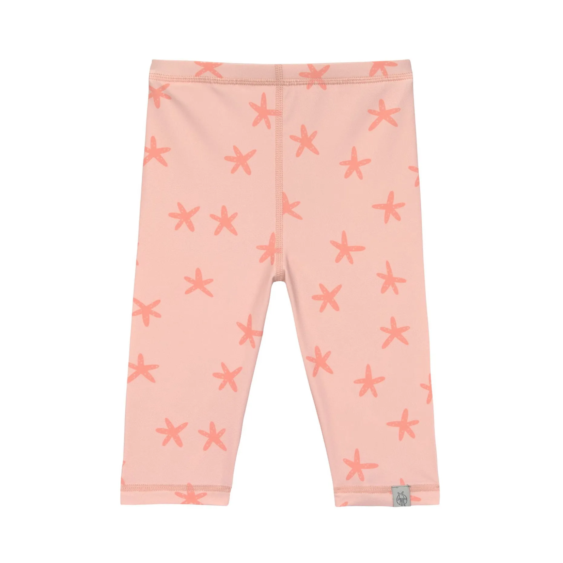 Badehose Baby Kurz (UV-Schutz & Windel) - Seestern, Rosa