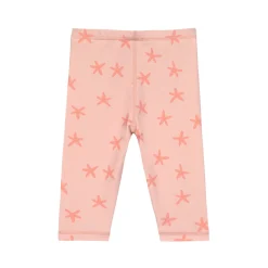 Badehose Baby Kurz (UV-Schutz & Windel) - Seestern, Rosa