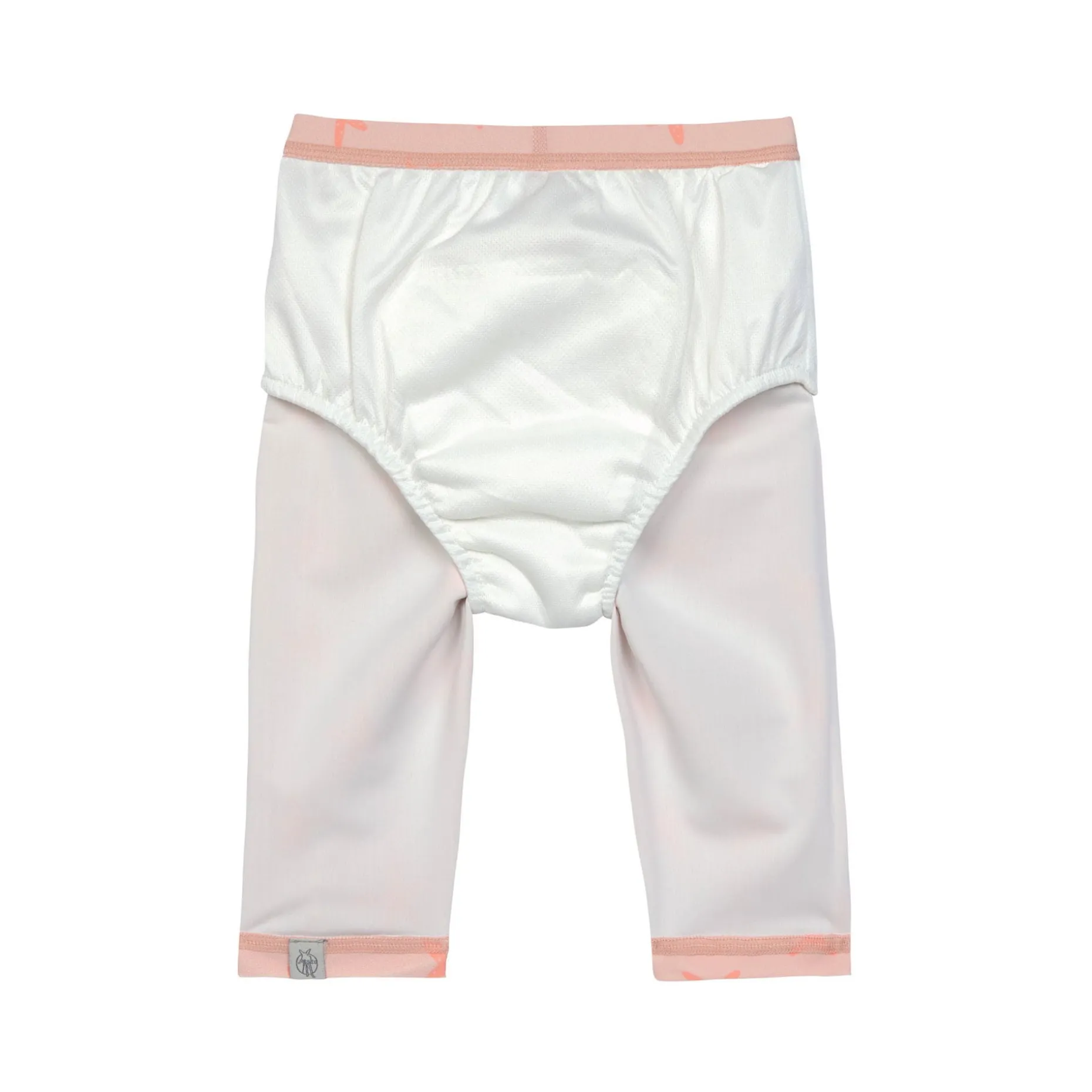 Badehose Baby Kurz (UV-Schutz & Windel) - Seestern, Rosa
