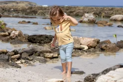 Badehose Baby Kurz (UV-Schutz & Windel), Hellblau