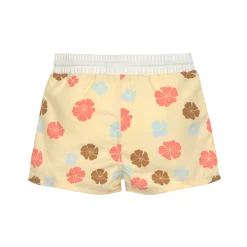 Badehose Baby (mit Windel) - Blumen, Gelb
