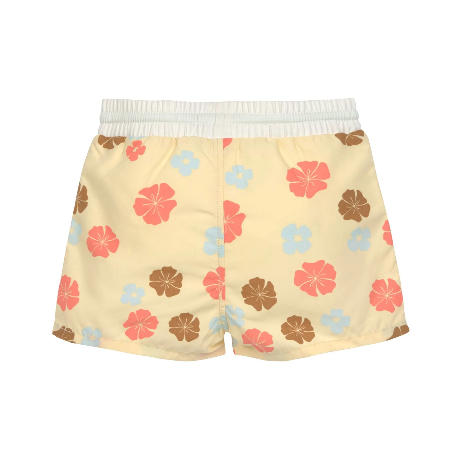 Badehose Baby (mit Windel) - Blumen, Gelb