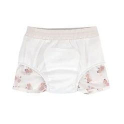 Badehose Baby (mit Windel) - Hund Eis, Weiß