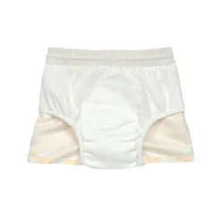 Badehose Baby (mit Windel) - Kariert, Gelb