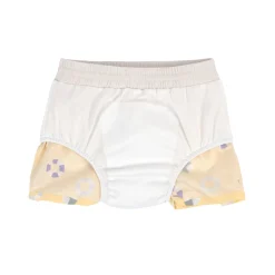 Badehose Baby (mit Windel) - Schwimmring, Gelb