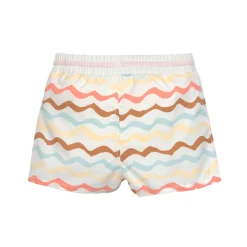 Badehose Baby (mit Windel) - Wellen, Weiß