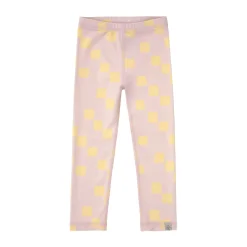 Badehose Kinder Lang (UV-Schutz) - Kariert, Rosa Gelb