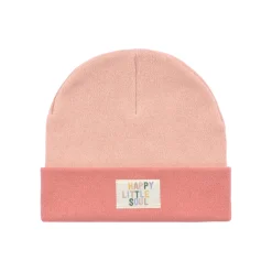 Beanie Mütze Kinder - Bio Baumwolle, Little Gang, Rosa Rot