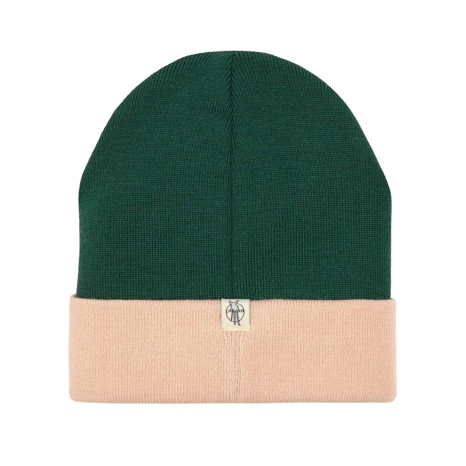 Beanie Mütze Kinder - Merino Wolle, Little Gang, Smile Grün