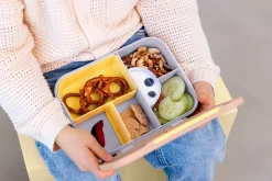 Brotdose Kinder - Bento Lunchbox, Pattern Party Rosa