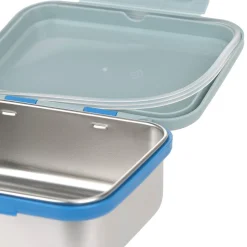 Brotdose Kinder - Edelstahl Lunchbox, Sunny Explorer Grün