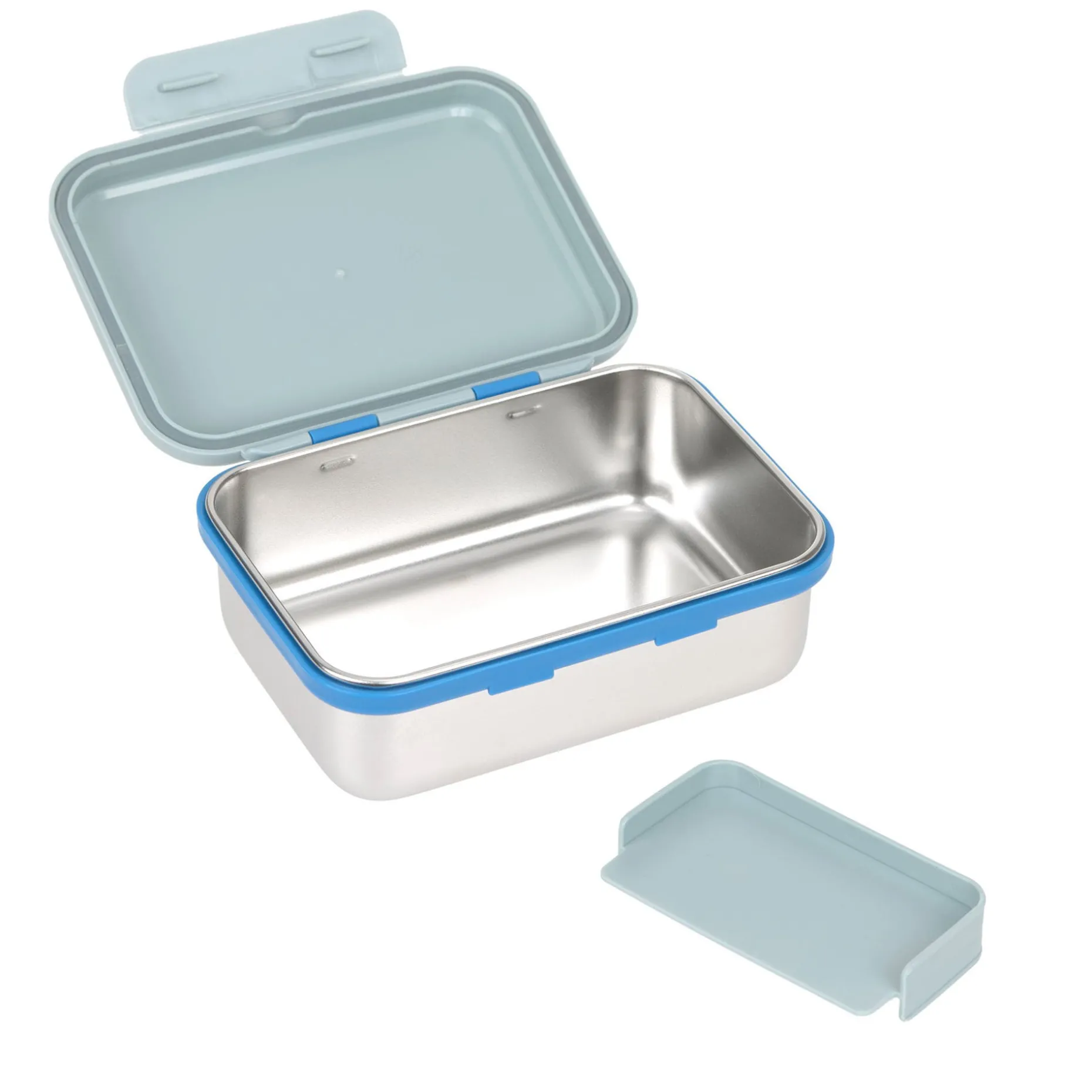 Brotdose Kinder - Edelstahl Lunchbox, Sunny Explorer Grün