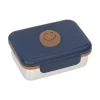 Brotdose Kinder - Edelstahl Lunchbox, Little Gang, Blau Smile