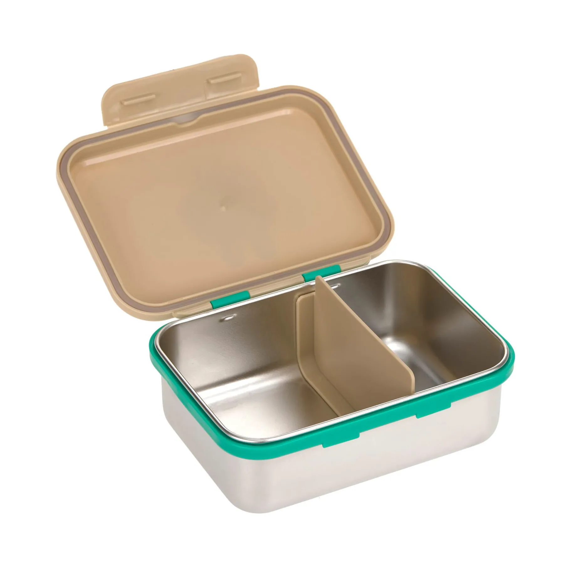 Brotdose Kinder - Edelstahl Lunchbox, Happy Trails Frosch