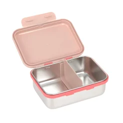 Brotdose Kinder - Edelstahl Lunchbox, Sunny Explorer Rosa