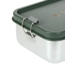 Brotdose Kinder - Edelstahl Lunchbox, BOLD, Dunkelgrün