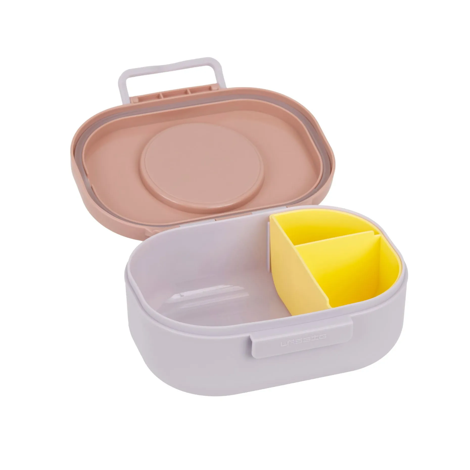 Brotdose Kinder - Style & Snack Pattern Party, Rosa Lila