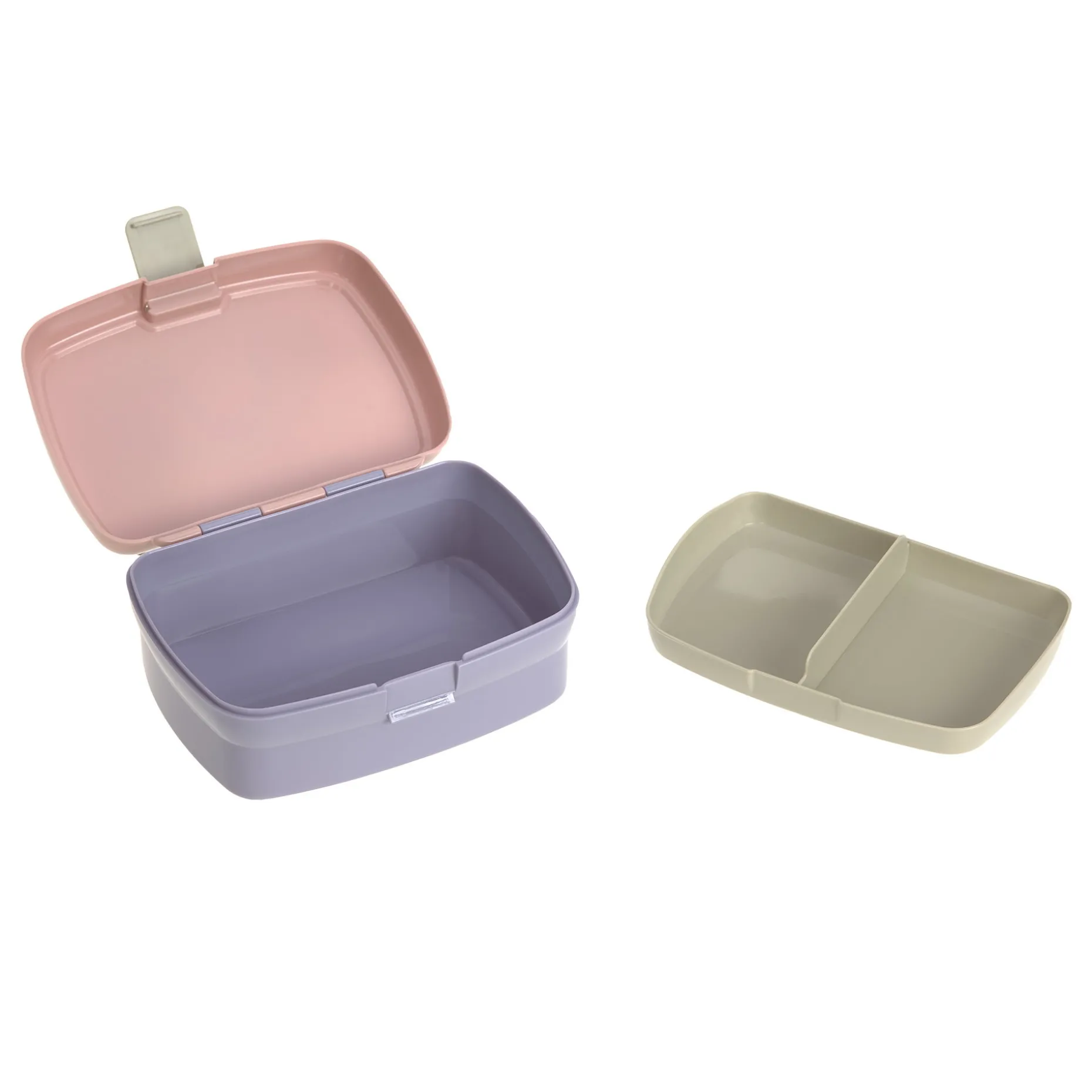 Brotdose Kinder - Tiny Outdoor, Regenbogen Rosa Lila