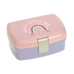 Brotdose Kinder - Tiny Outdoor, Regenbogen Rosa Lila
