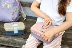 Brotdose Kinder - Tiny Outdoor, Regenbogen Rosa Lila