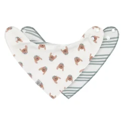 Dreieckstuch Baby (2 Stk) - Bandana, Tiny Team, Hund