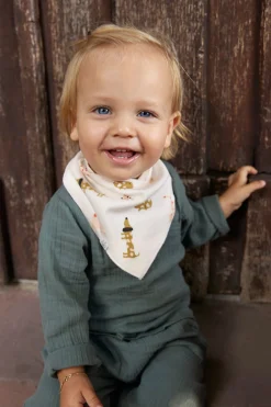 Dreieckstuch Baby (2 Stk) - Bandana, Little Mateys Spicy Orange