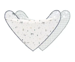 Dreieckstuch Baby (2 Stk) - Bandana, Garden Explorer Traktor