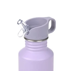 Edelstahl Kinder Trinkflasche - Little Gang, Herz, Lila