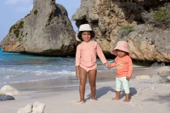 Fischerhut Baby (UV Schutz & Nackenschutz), Sea Salt Weiß