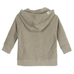 Frottee Jacke Kinder, Oliv