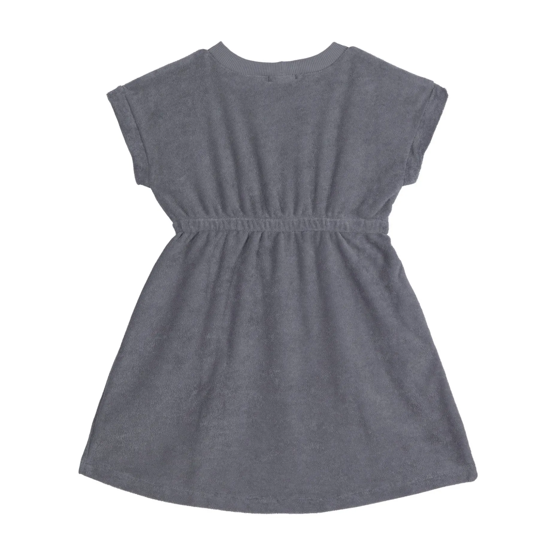 Frottee Kleid Kinder, Anthrazit
