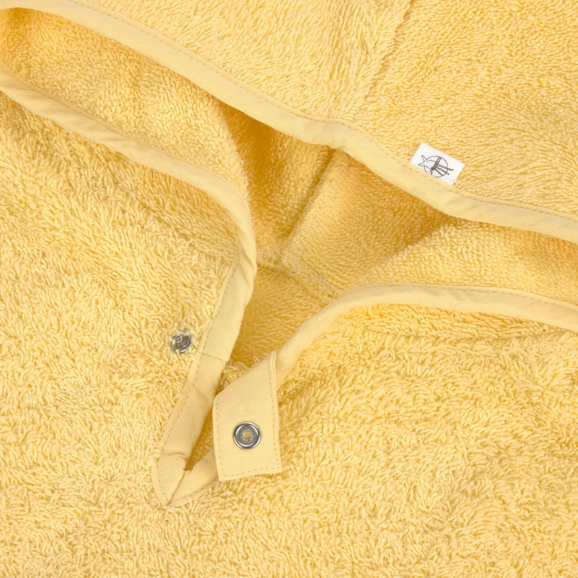 Frottee Poncho Kinder, Hellgelb
