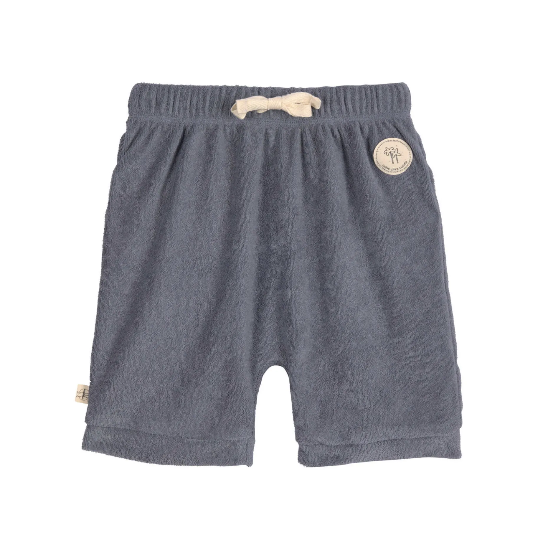 Frottee Shorts Kinder, Anthrazit
