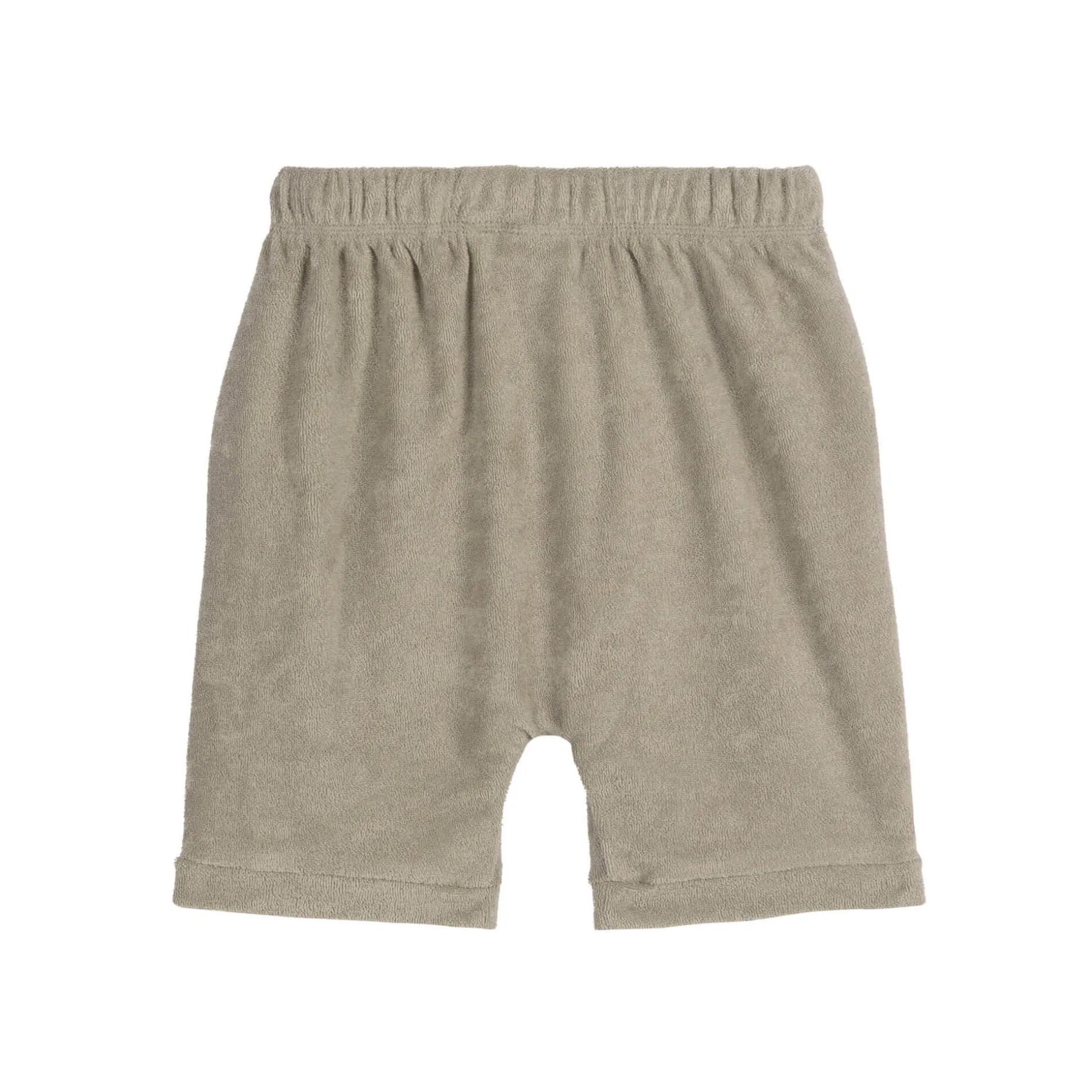 Frottee Shorts Kinder, Oliv