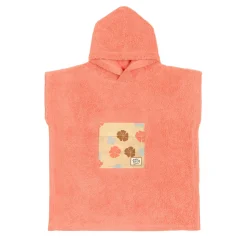 Frottee Surf Poncho Kinder, Rot