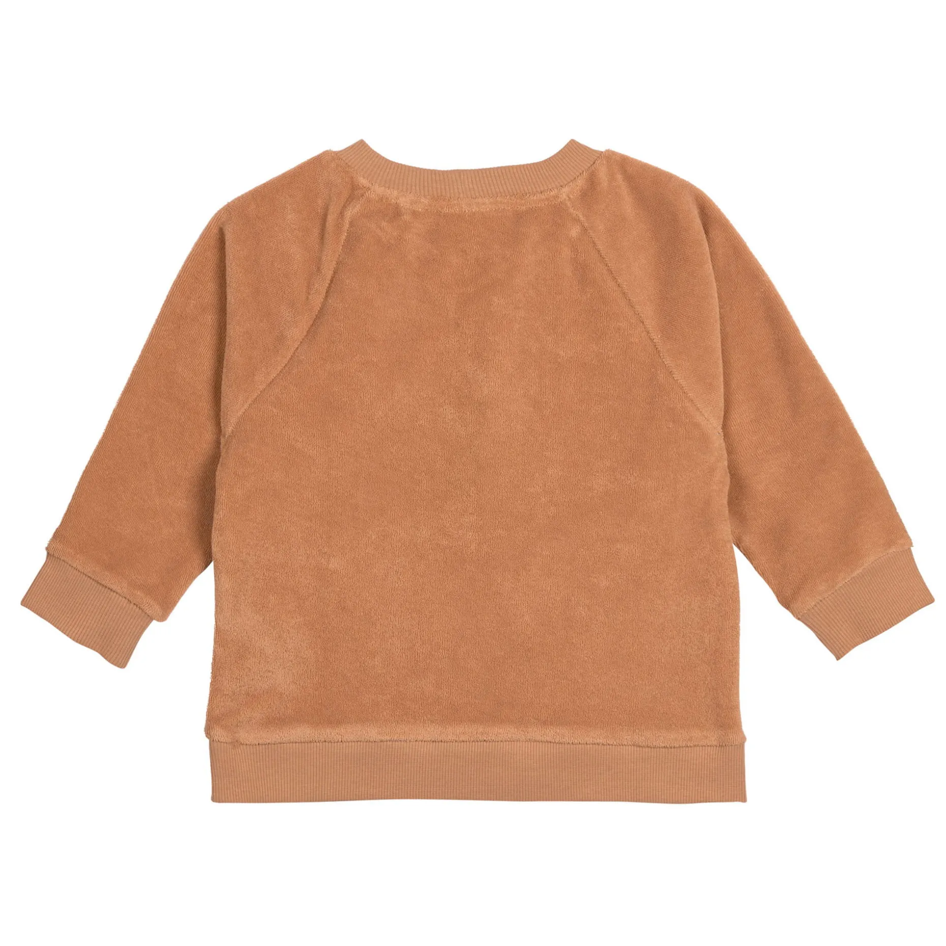 Frottee Sweater Kinder, Karamell