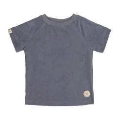 Frottee T-Shirt Kinder, Anthrazit