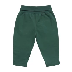 Jogginghose Kinder - Bio Baumwolle, Little Gang, Dunkelgrün
